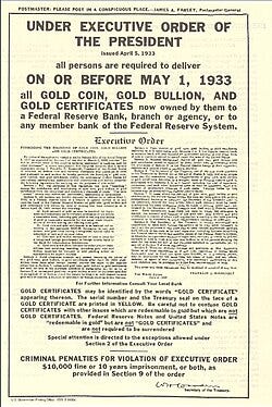 Executive Order 6102 - Wikipedia Executive Order 6102 - Wikipedia