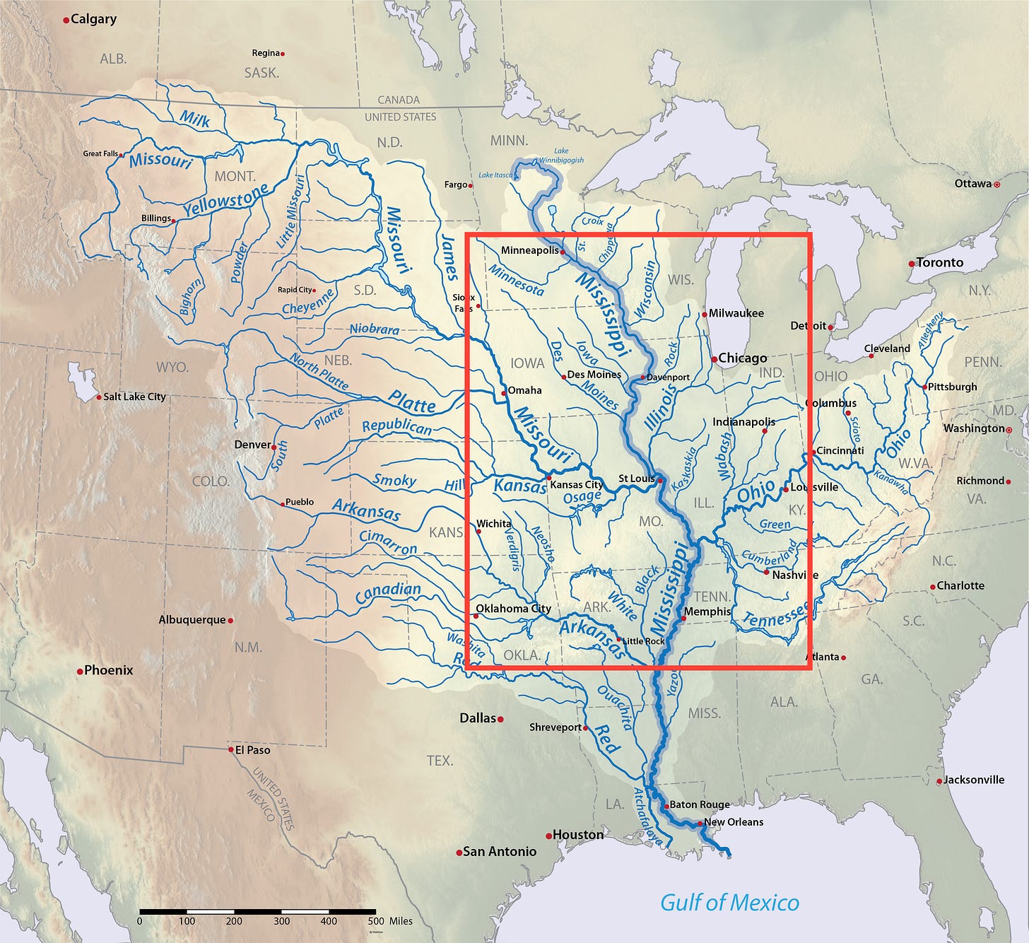 Mississippi River System Mississippi River System