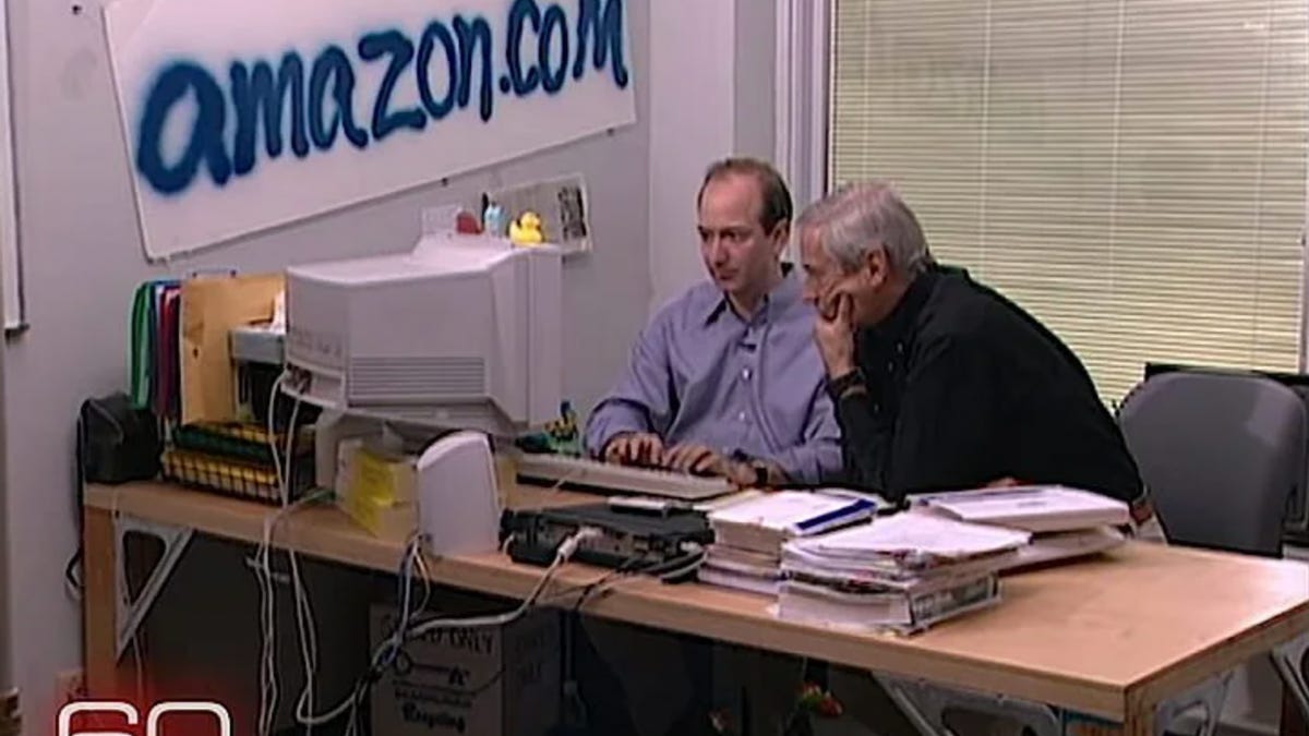 Is This a Real Picture of Jeff Bezos in Amazon's Office in 1999? | Snopes.com Is This a Real Picture of Jeff Bezos in Amazon's Office in 1999? | Snopes.com